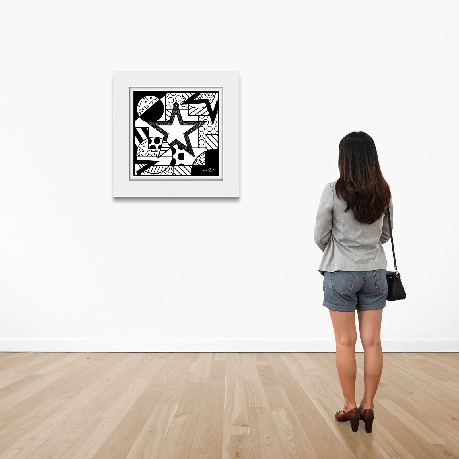 modern pop art night limited edition print vibrant home decor