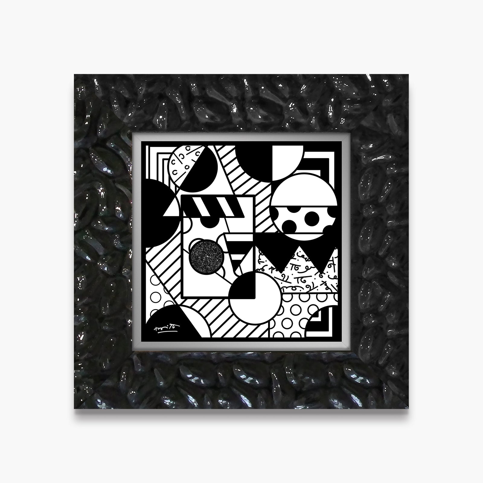 Romero Britto fragments limited edition print contemporary pop art piece