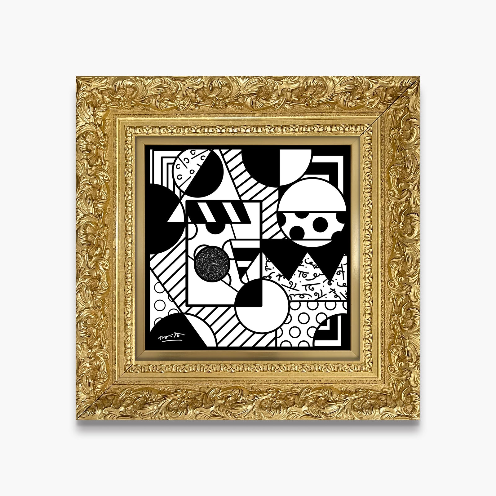 modern pop art fragments limited edition print vibrant home decor