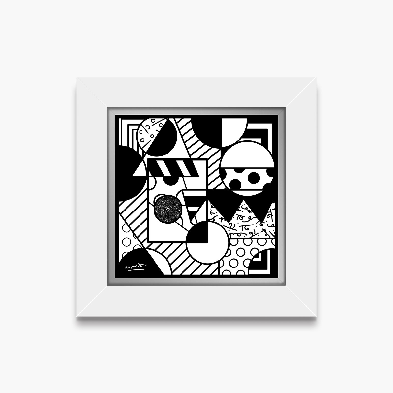 Romero Britto fragments limited edition print contemporary pop art piece