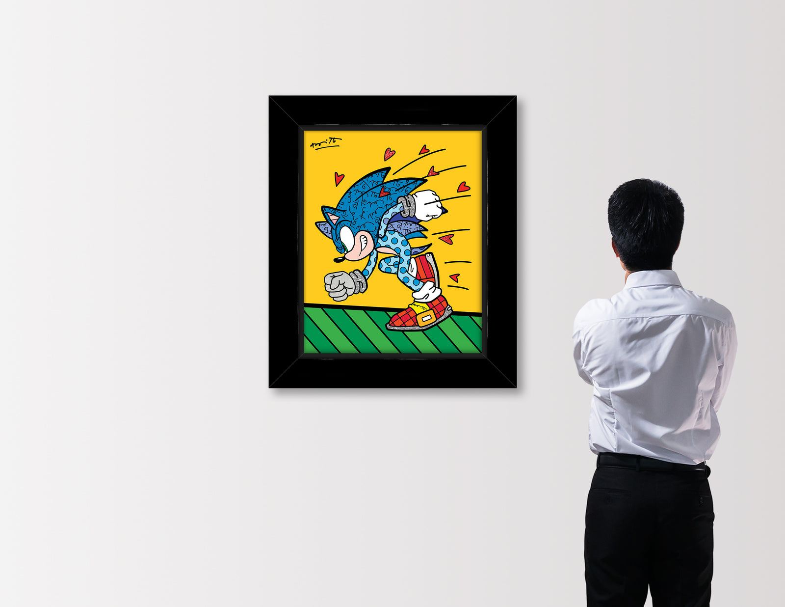 Sonic Spin Dash - Sega By Britto - Limited Edition Print