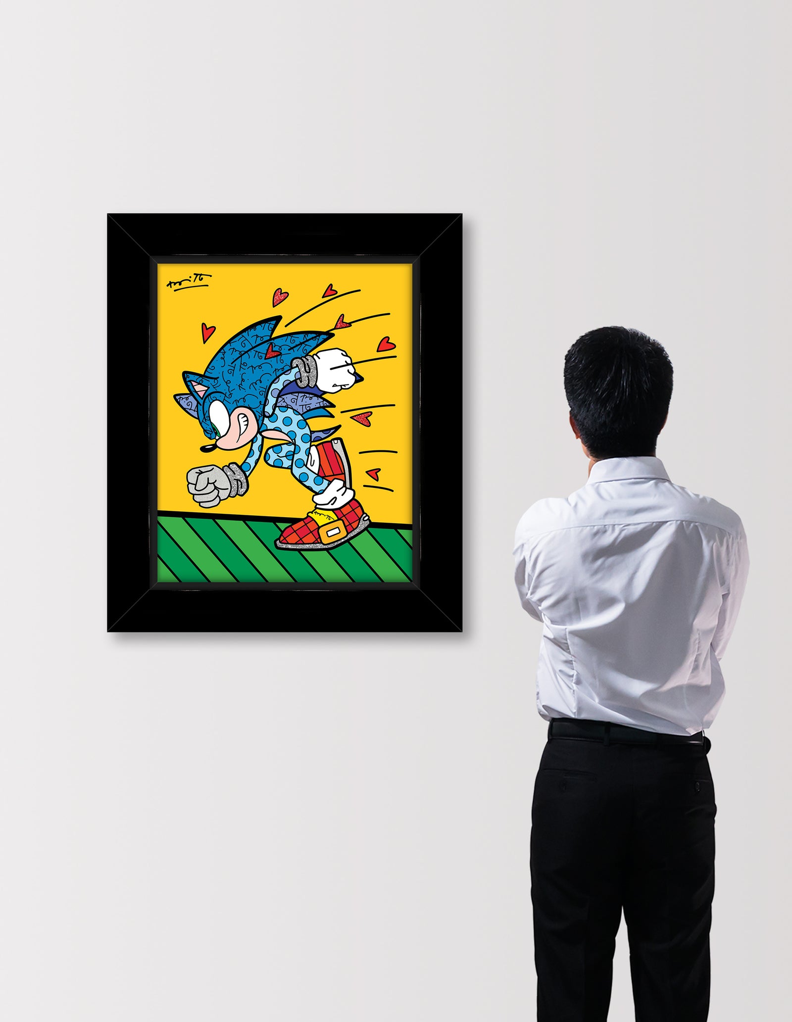 Sonic Spin Dash - Sega By Britto - Limited Edition Print