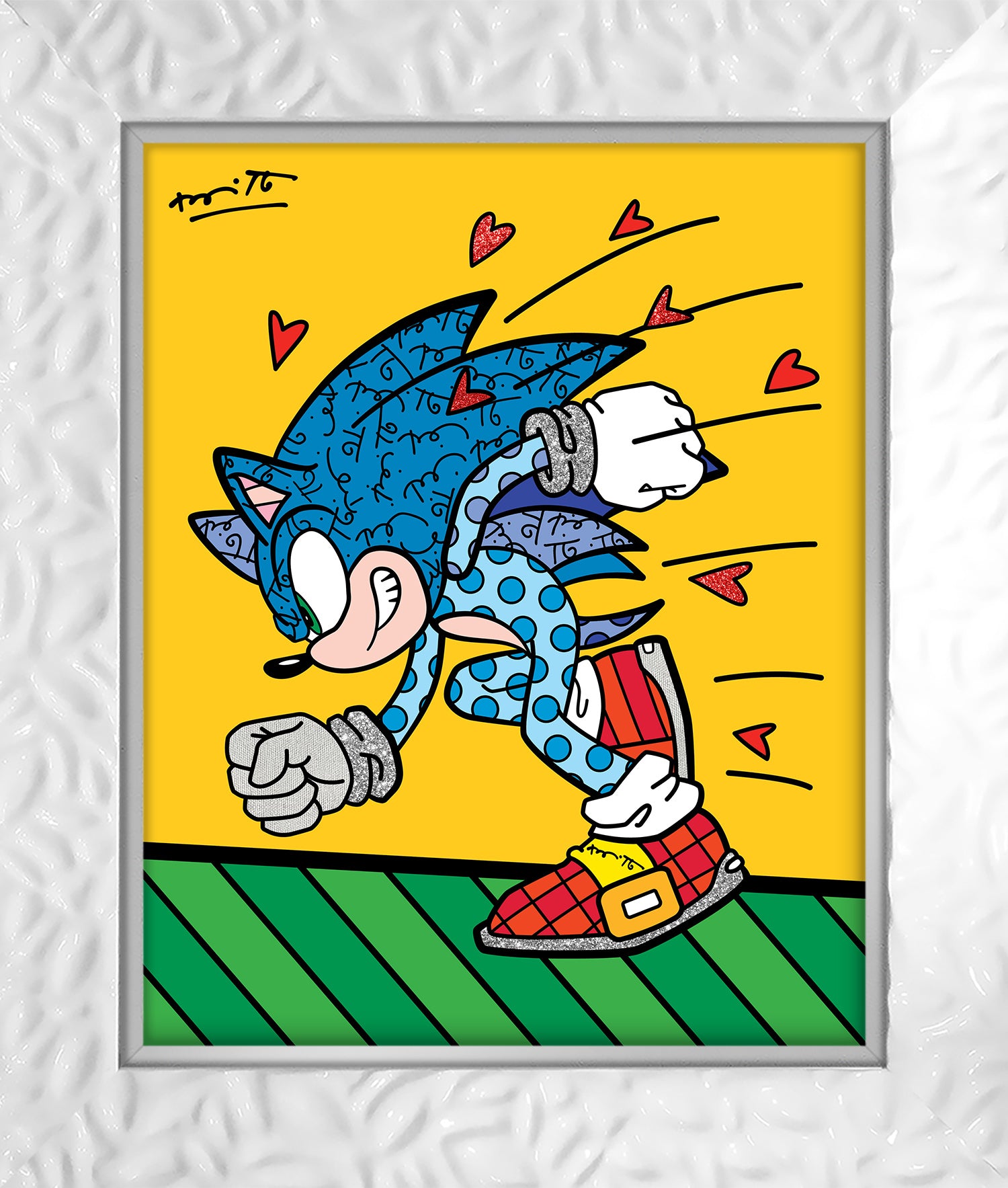Sonic Spin Dash - Sega By Britto - Limited Edition Print