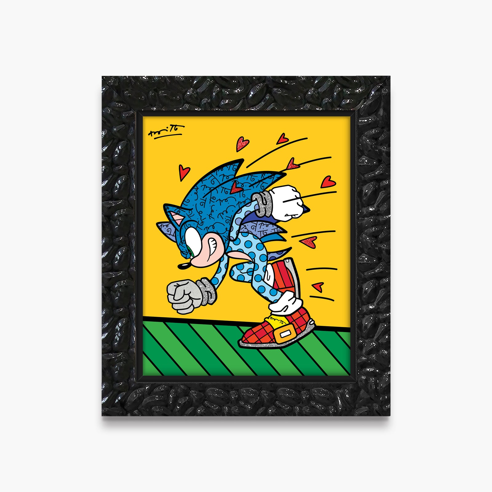 Sonic Spin Dash - Sega By Britto - Limited Edition Print