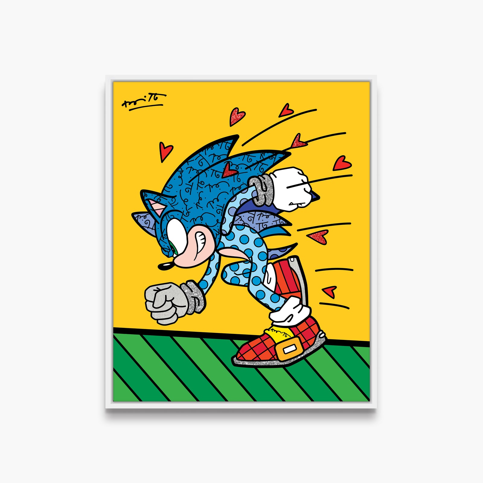 Sonic Spin Dash - Sega By Britto - Limited Edition Print
