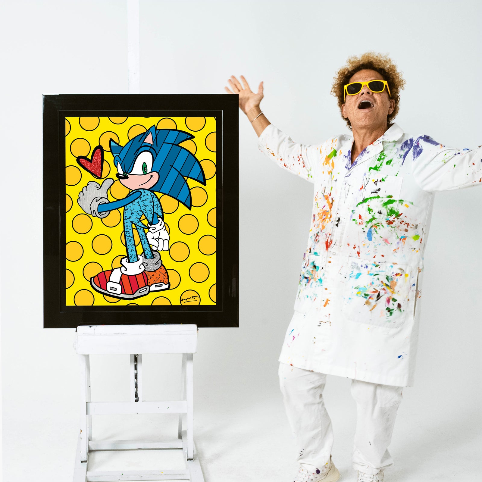 Game On Sonic - Sega By Britto - Limited Edition Print