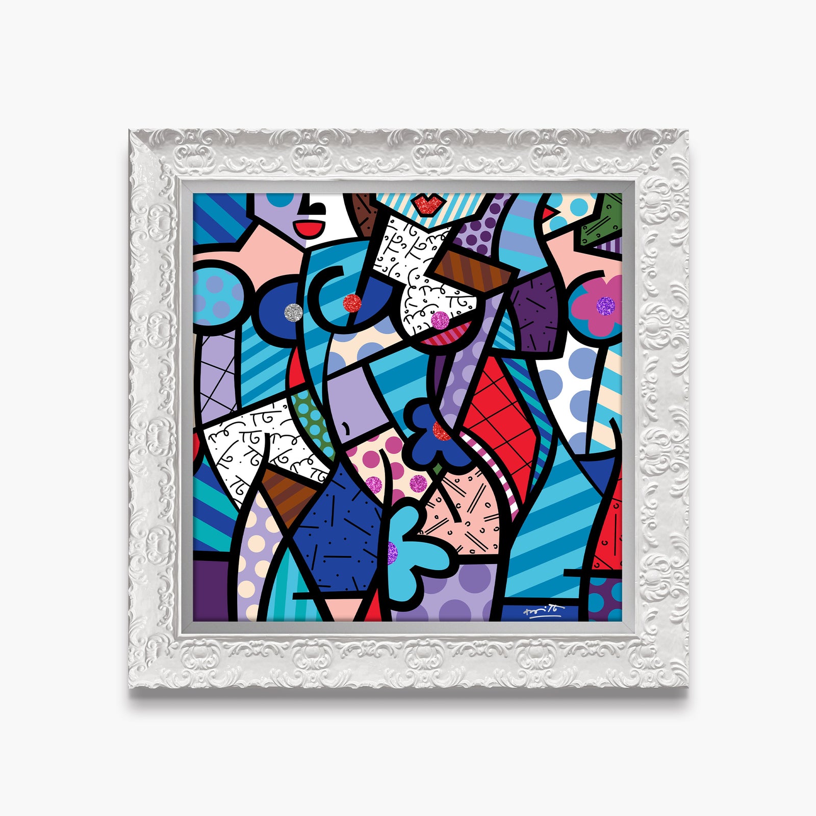 modern pop art pleasures limited edition print vibrant home decor