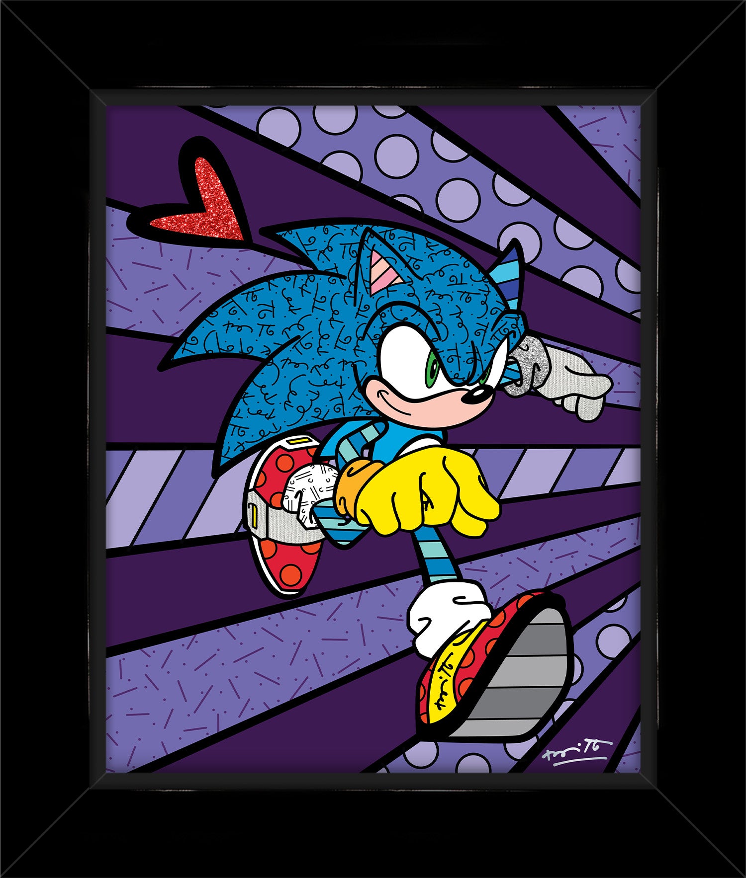 Super Speed Sonic - Sega By Britto - Limited Edition Print