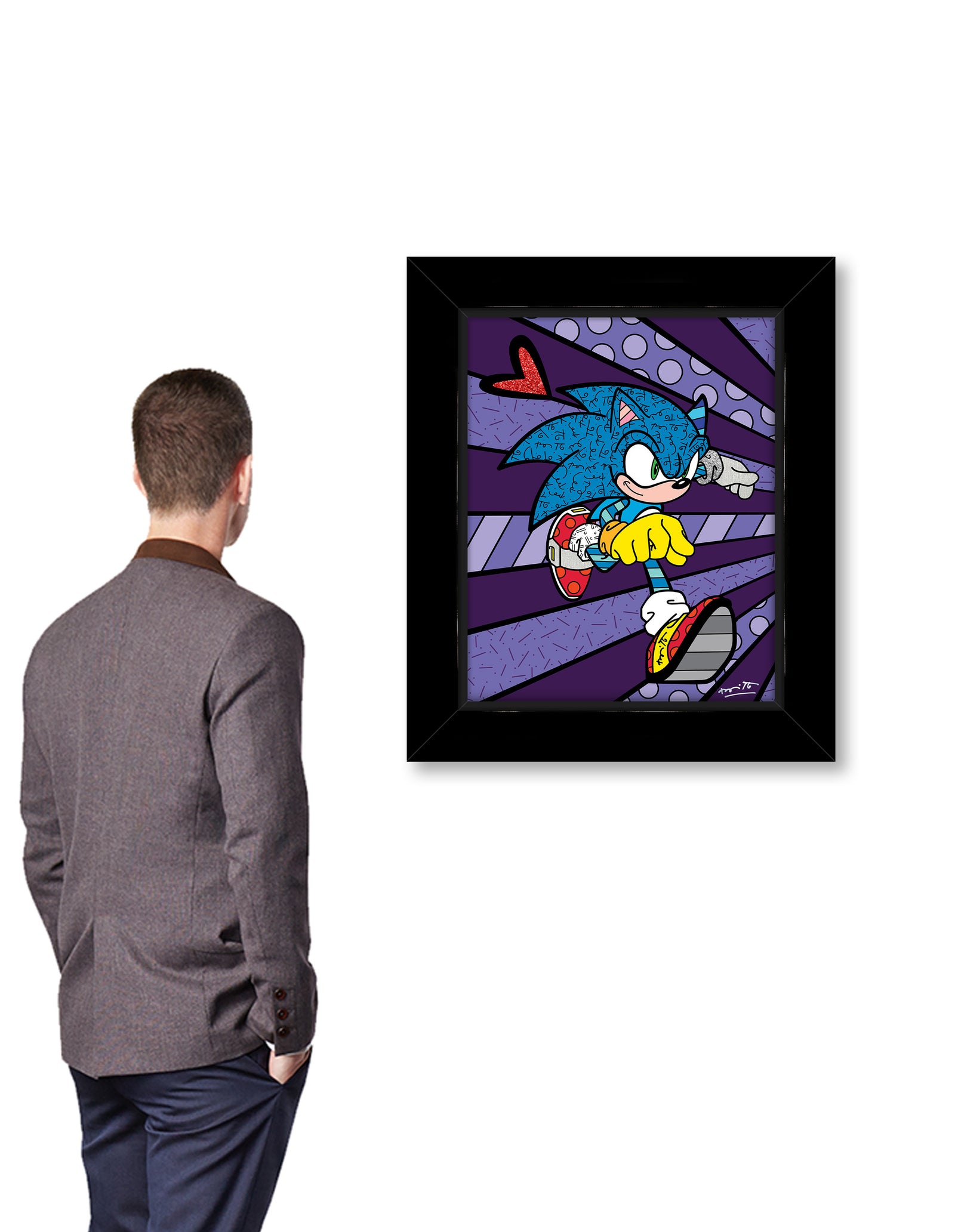 Super Speed Sonic - Sega By Britto - Limited Edition Print