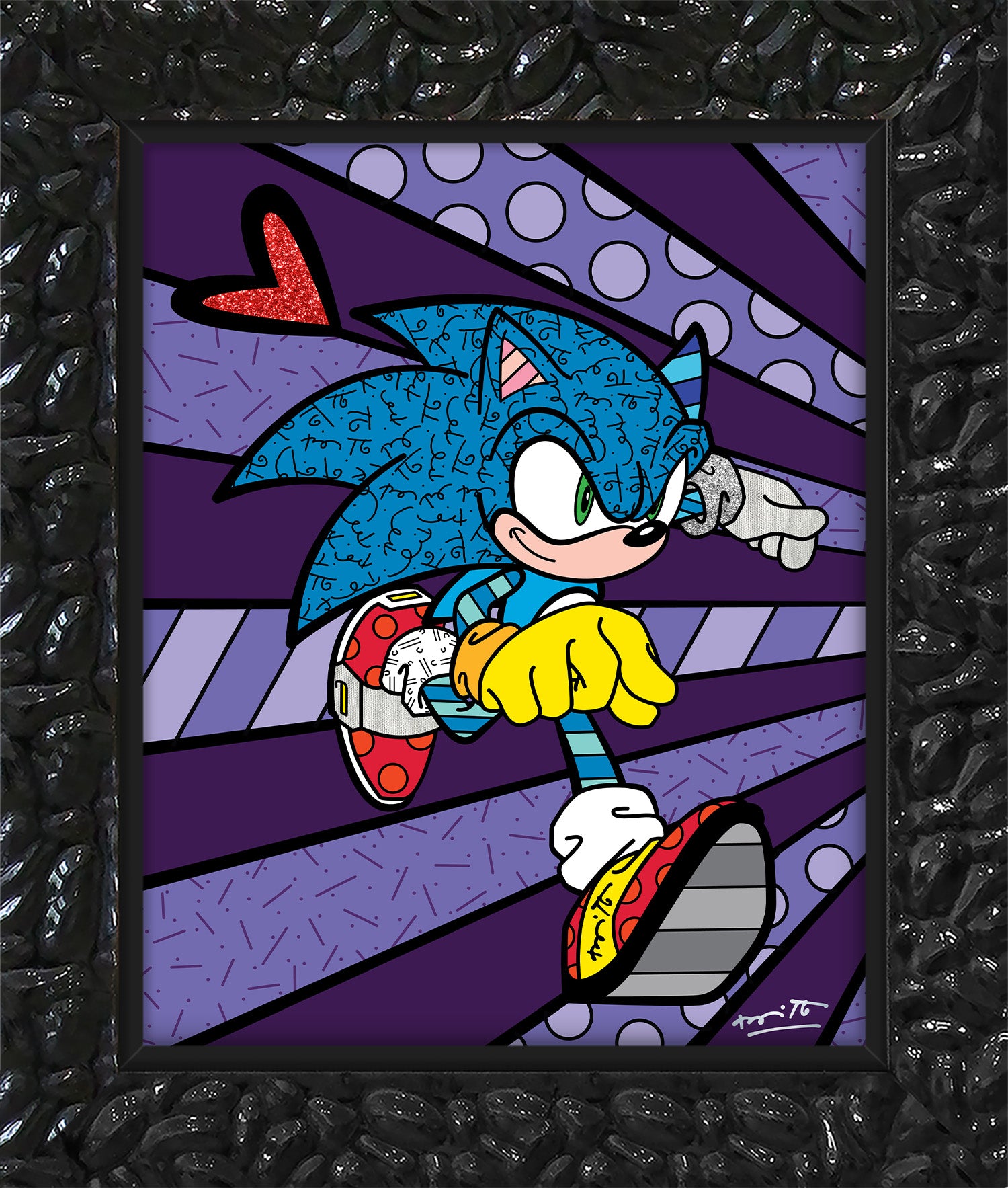 Super Speed Sonic - Sega By Britto - Limited Edition Print