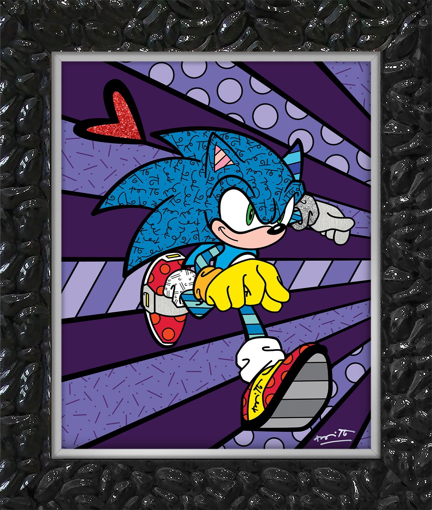 Super Speed Sonic - Sega By Britto - Limited Edition Print