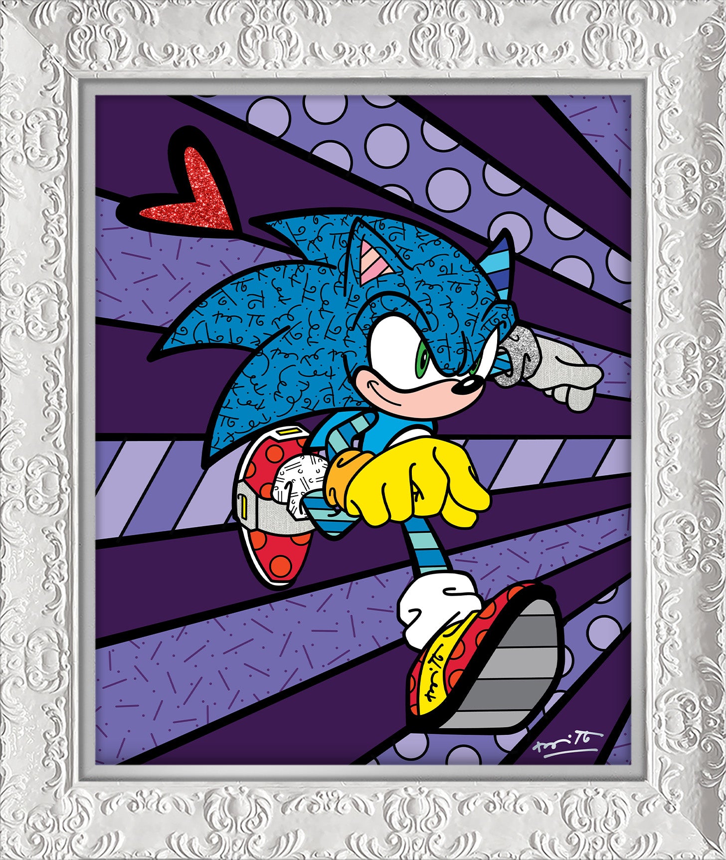 Super Speed Sonic - Sega By Britto - Limited Edition Print