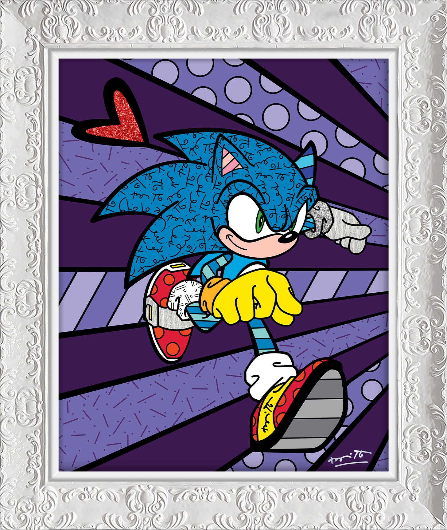 Super Speed Sonic - Sega By Britto - Limited Edition Print