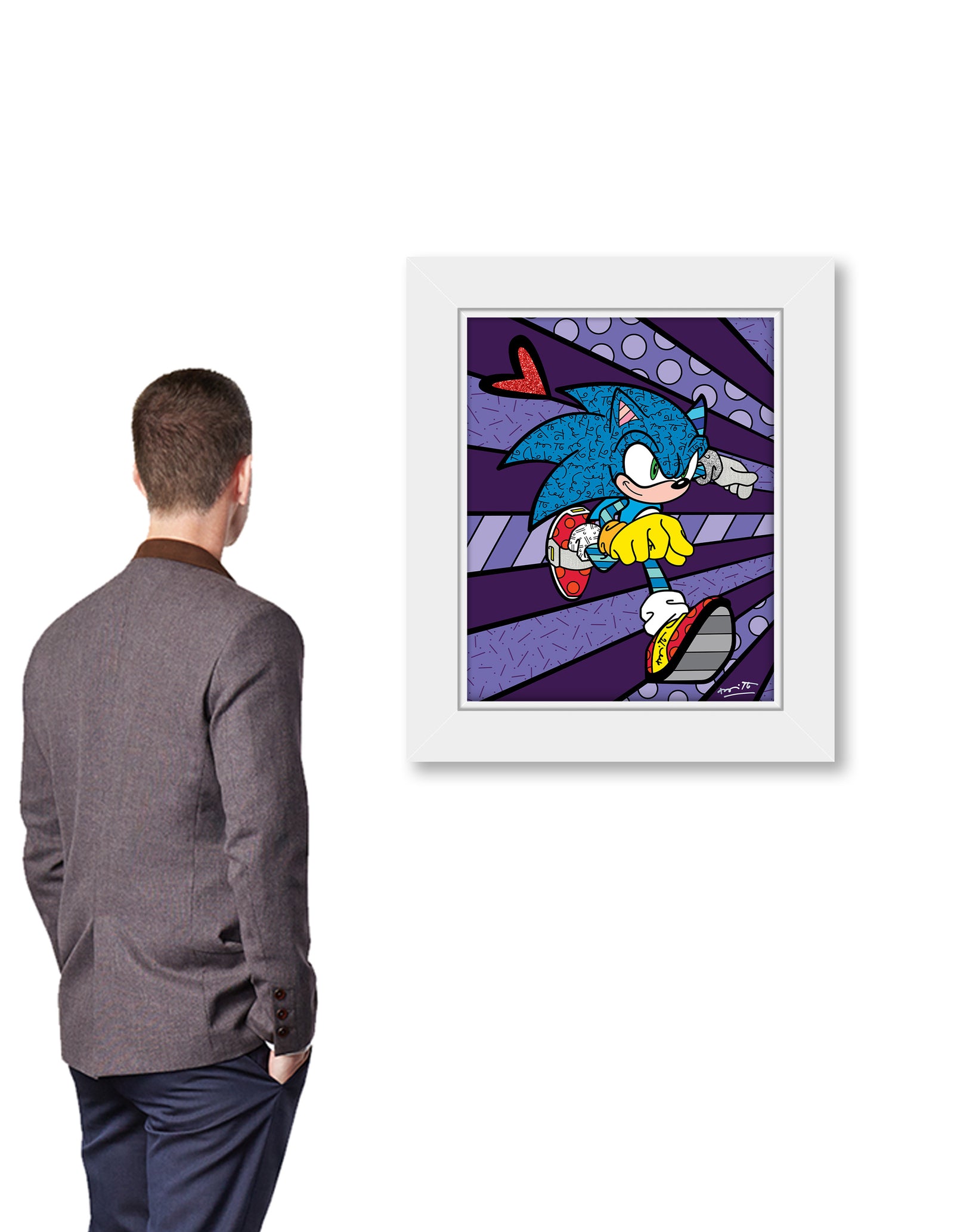 Super Speed Sonic - Sega By Britto - Limited Edition Print