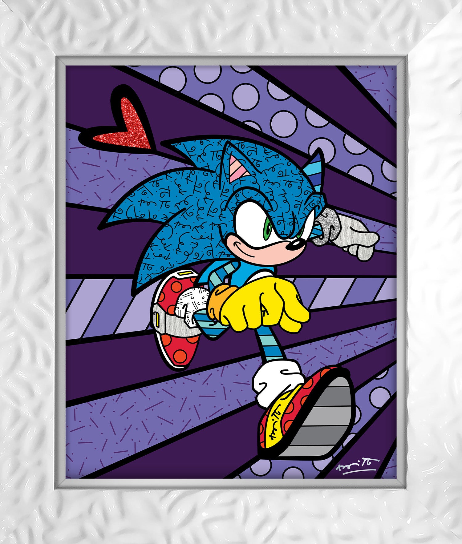 Super Speed Sonic - Sega By Britto - Limited Edition Print