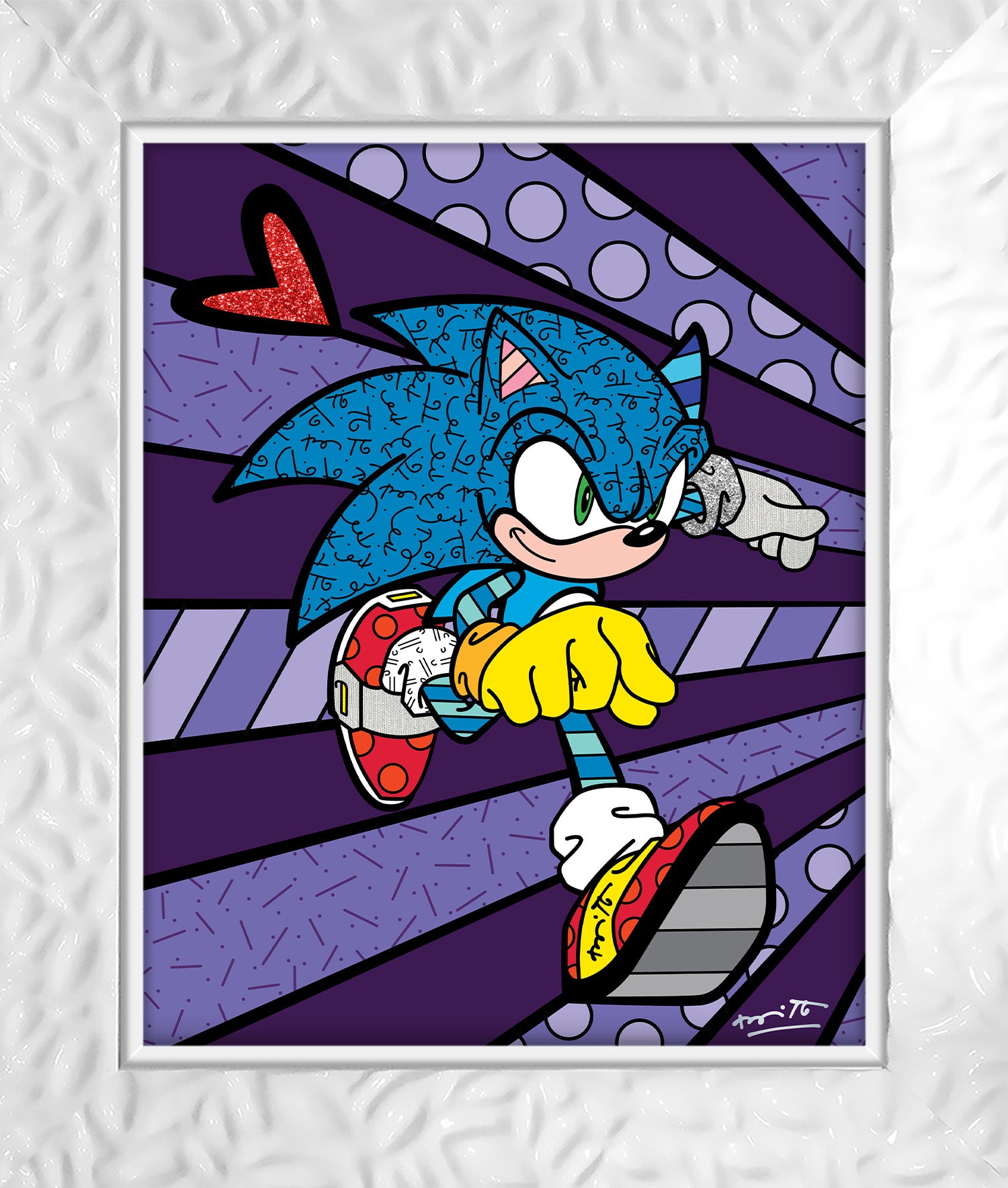 Super Speed Sonic - Sega By Britto - Limited Edition Print