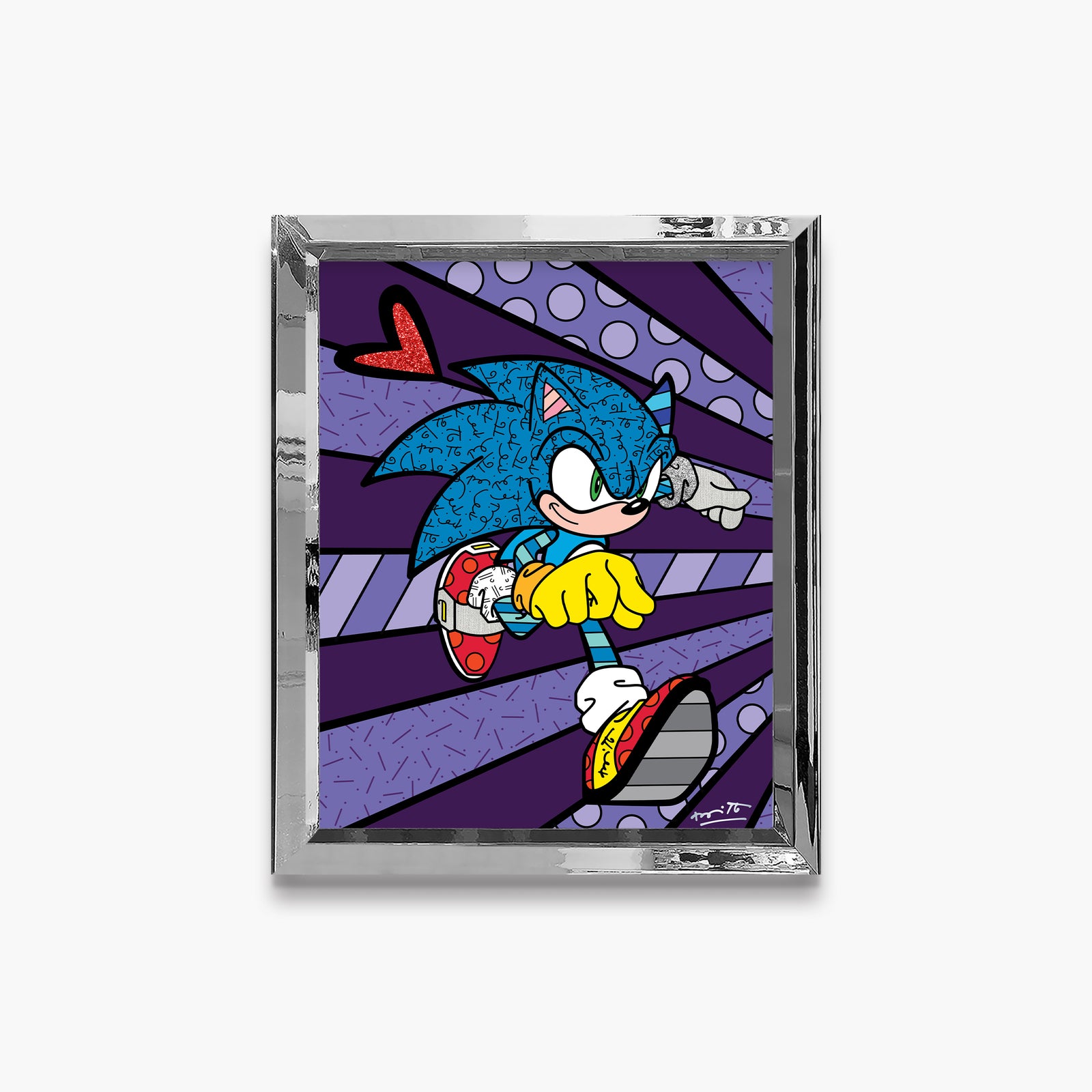 Super Speed Sonic - Sega By Britto - Limited Edition Print