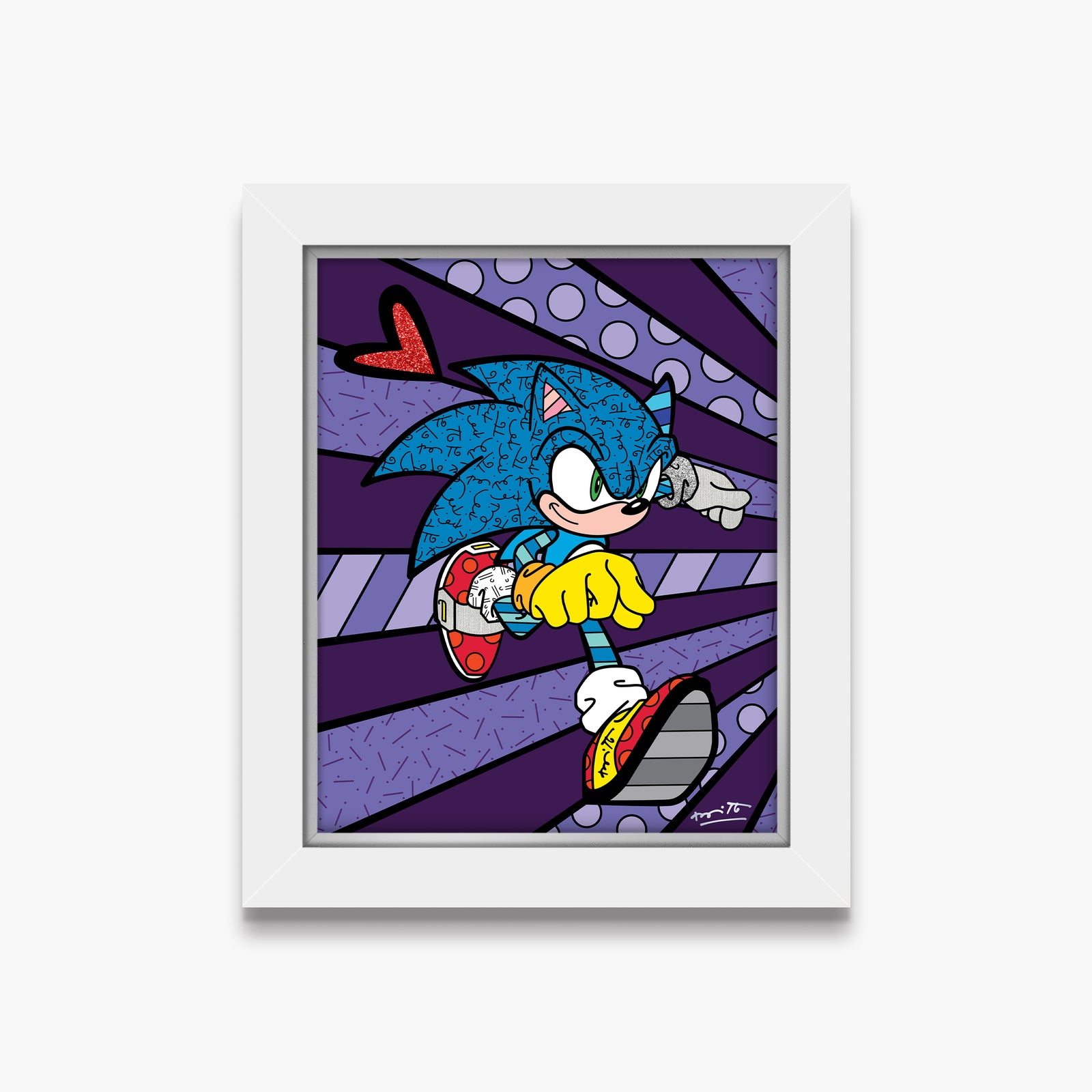 Super Speed Sonic - Sega By Britto - Limited Edition Print