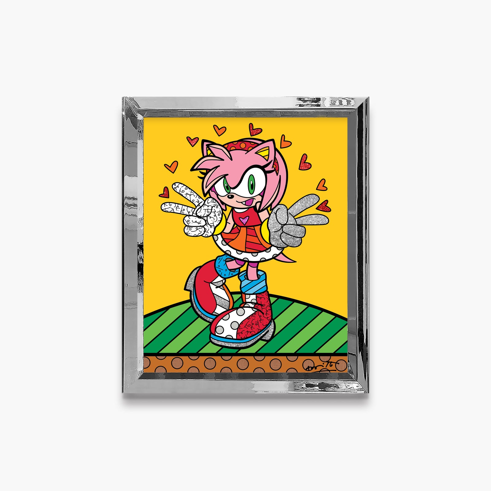 kawaii amy rose sega by colorful decorative collectible gift idea