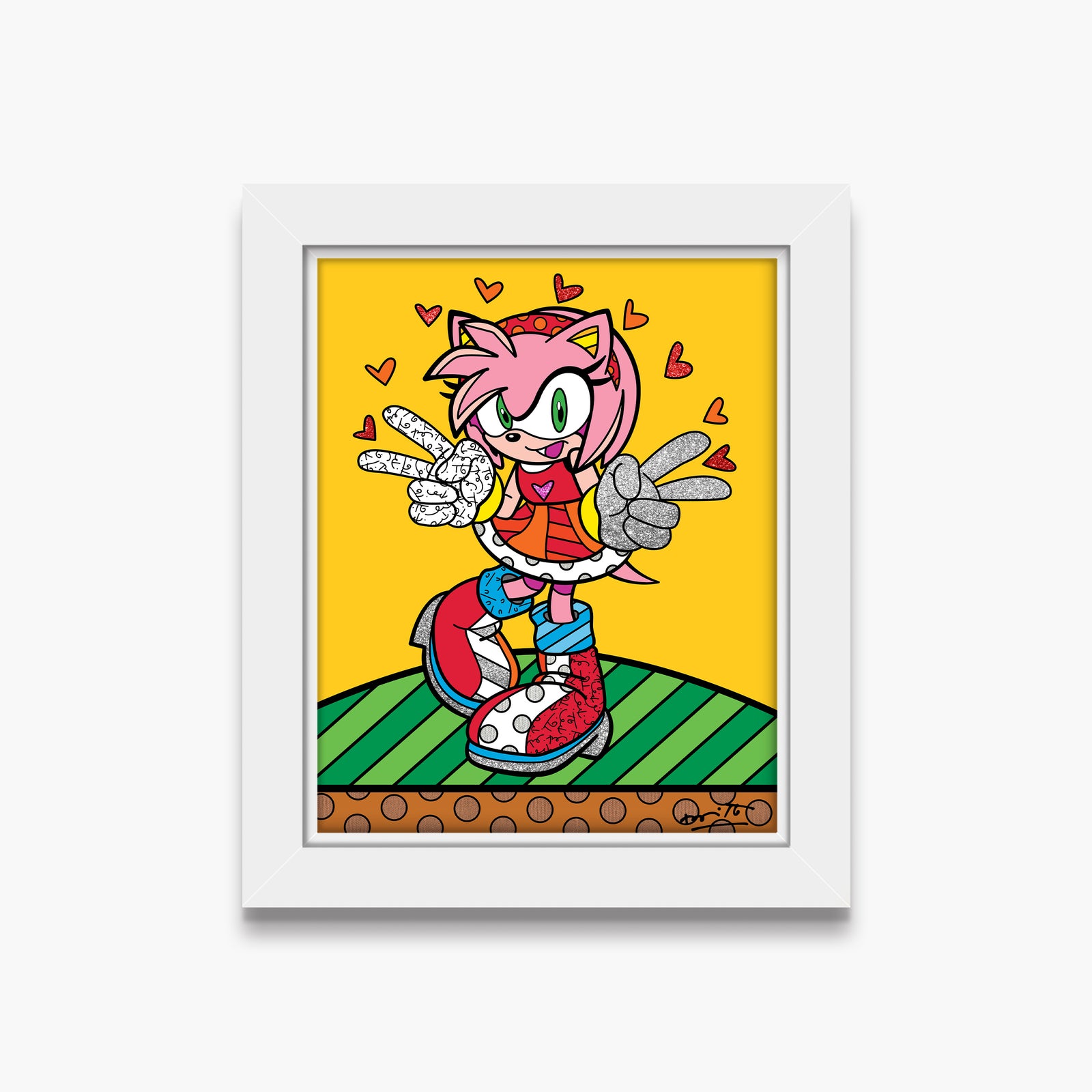 kawaii amy rose sega by colorful decorative collectible gift idea