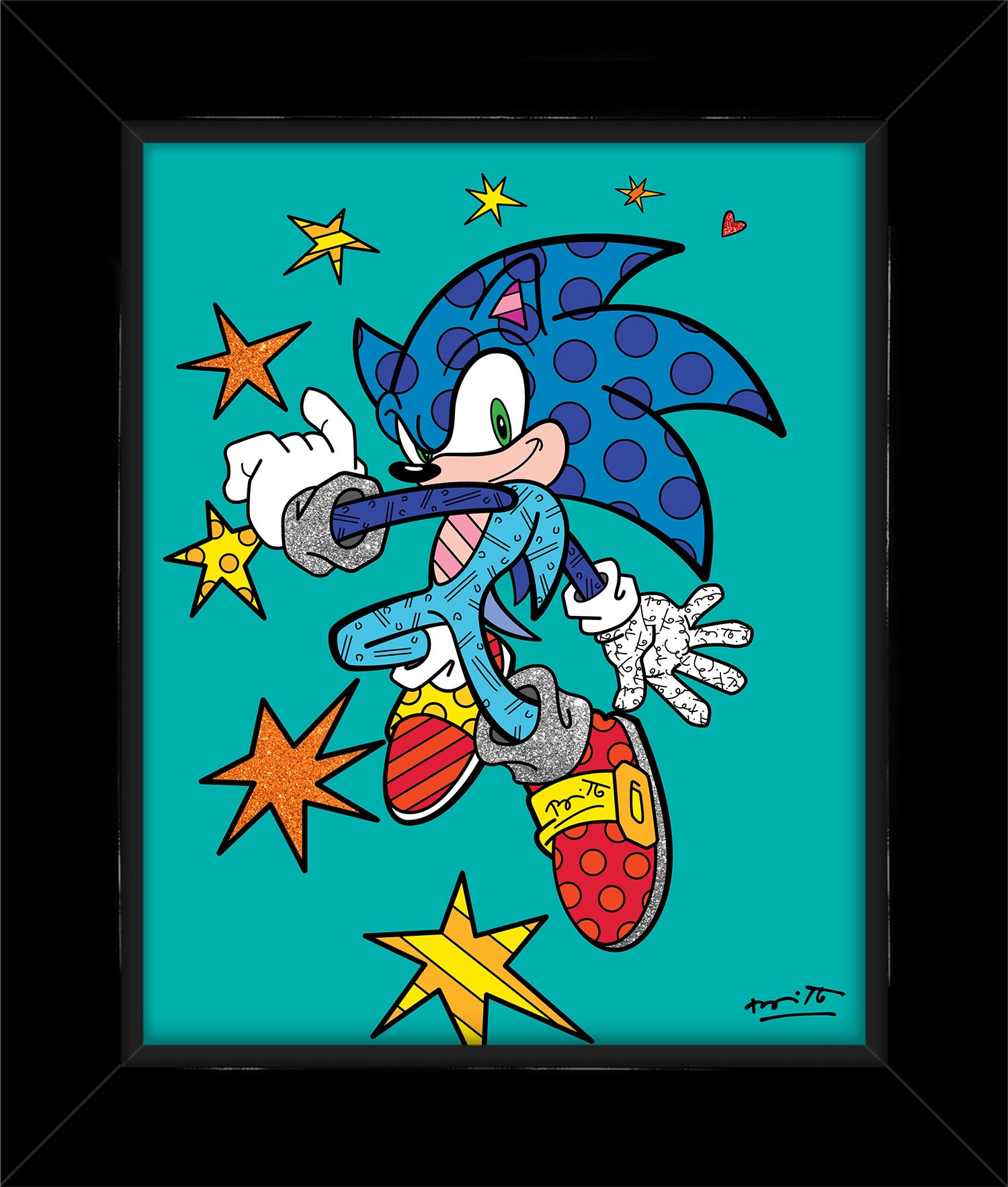 Sonic Spring Jump - Sega By Britto - Limited Edition Print