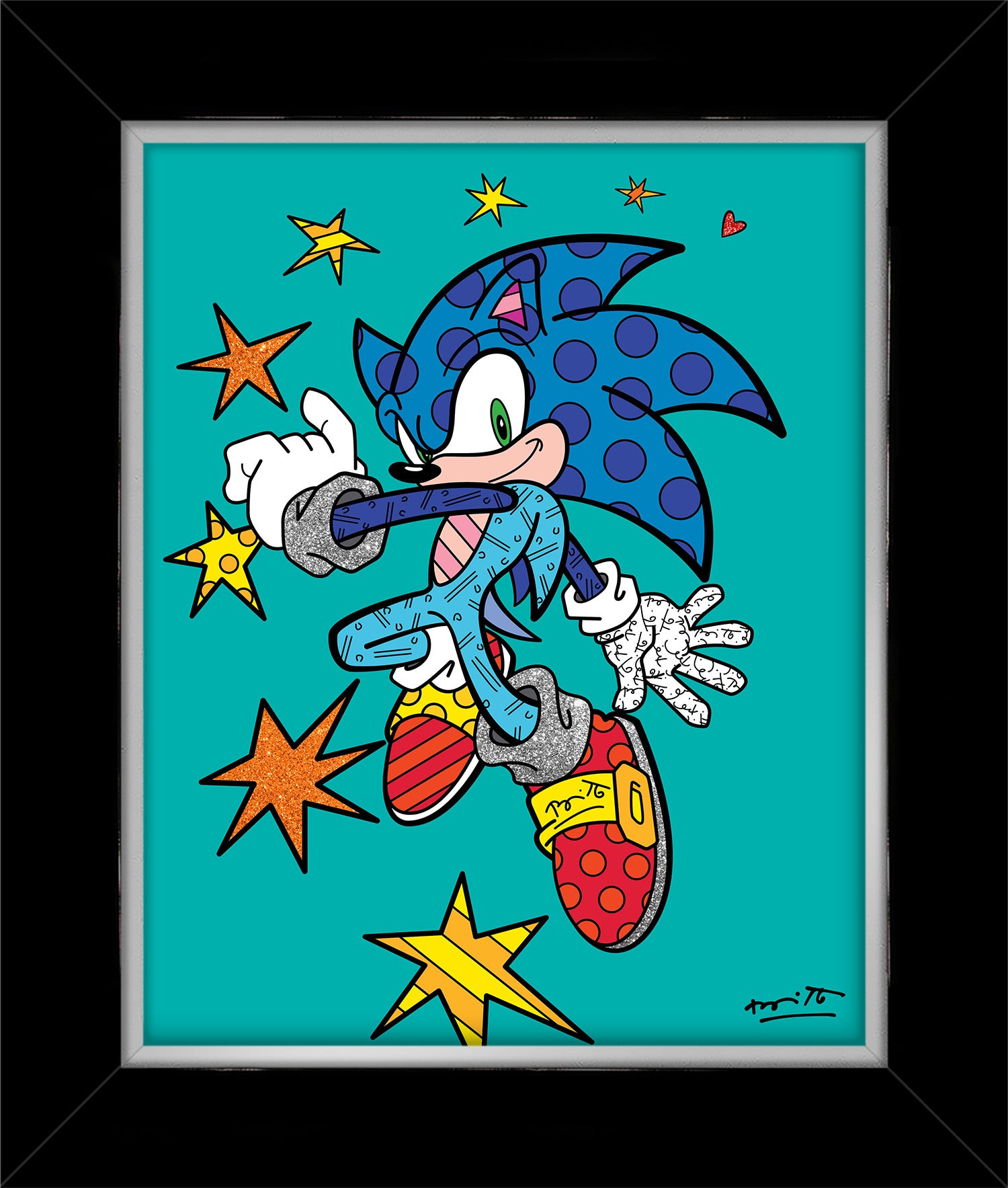 Sonic Spring Jump - Sega By Britto - Limited Edition Print