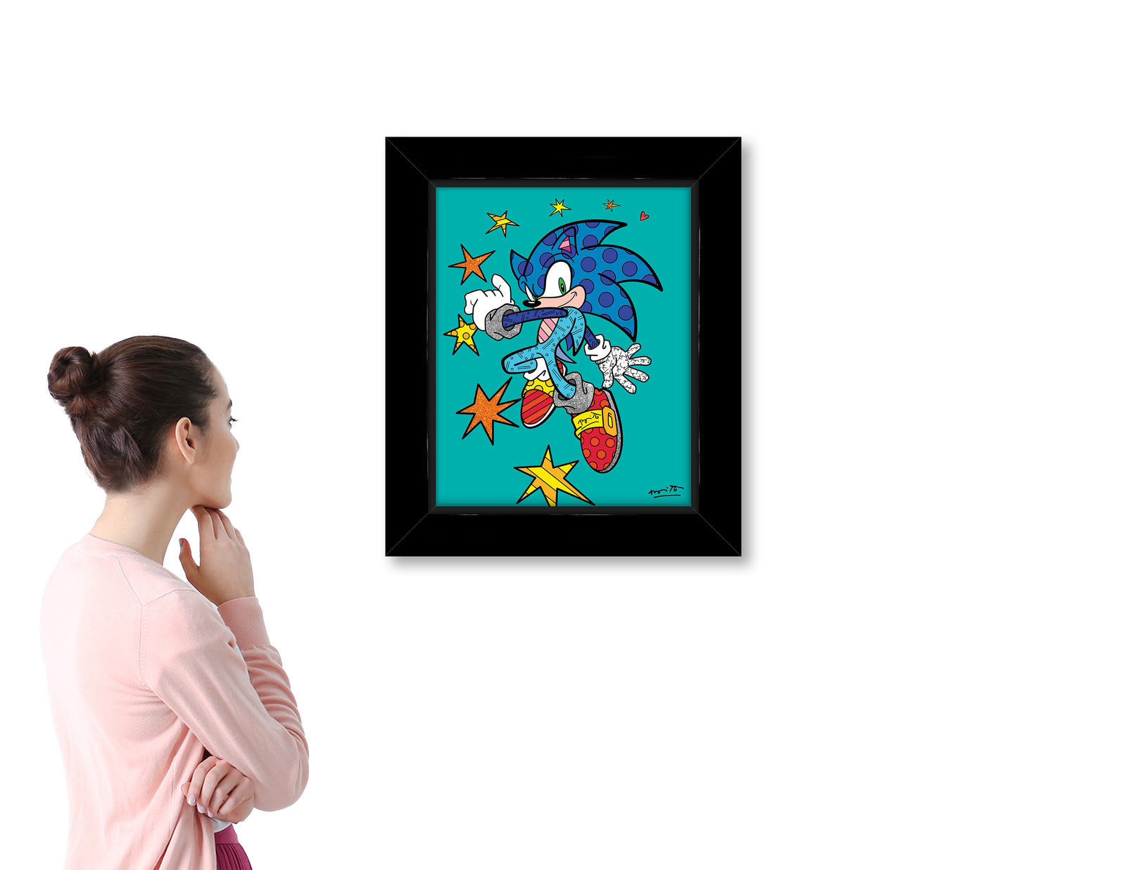 Sonic Spring Jump - Sega By Britto - Limited Edition Print