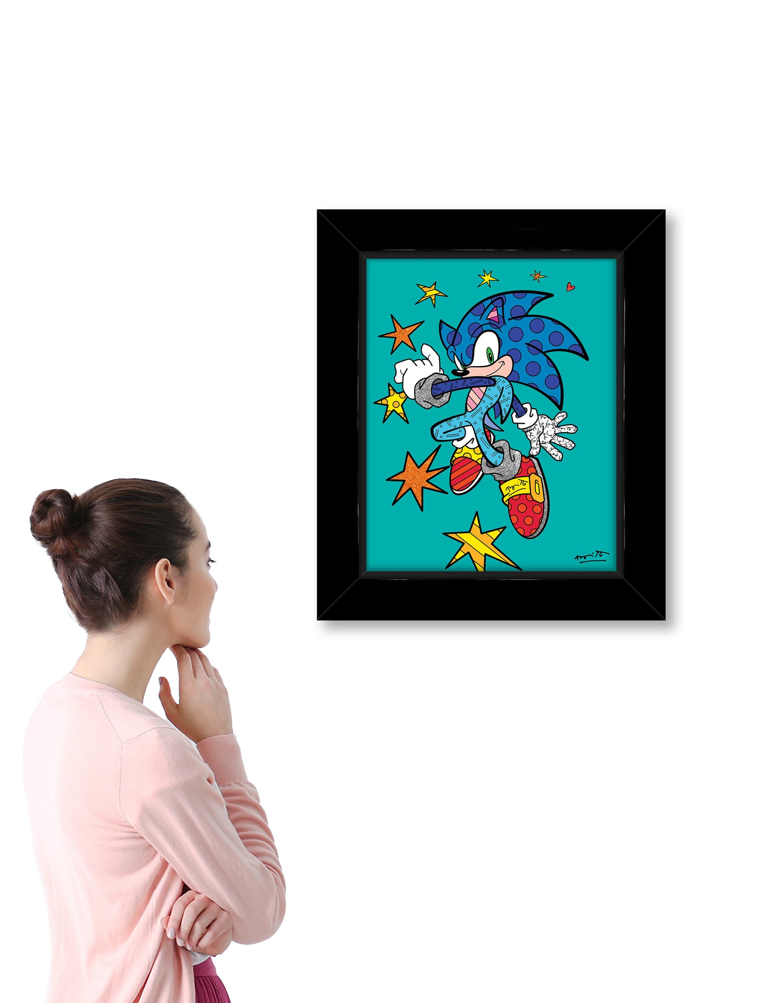 Sonic Spring Jump - Sega By Britto - Limited Edition Print