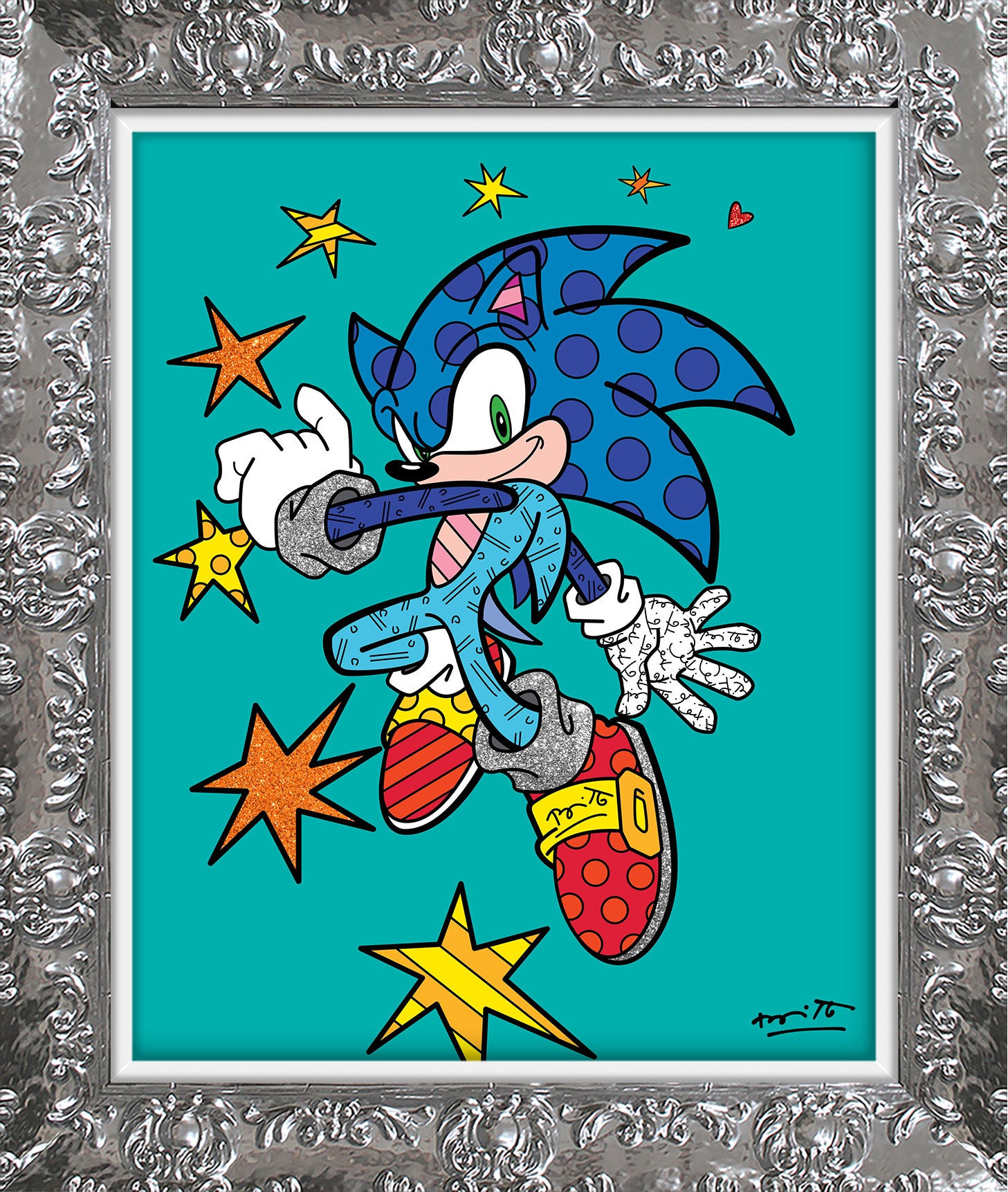 Sonic Spring Jump - Sega By Britto - Limited Edition Print