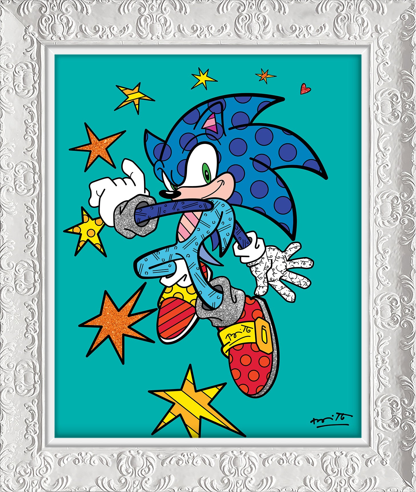 Sonic Spring Jump - Sega By Britto - Limited Edition Print