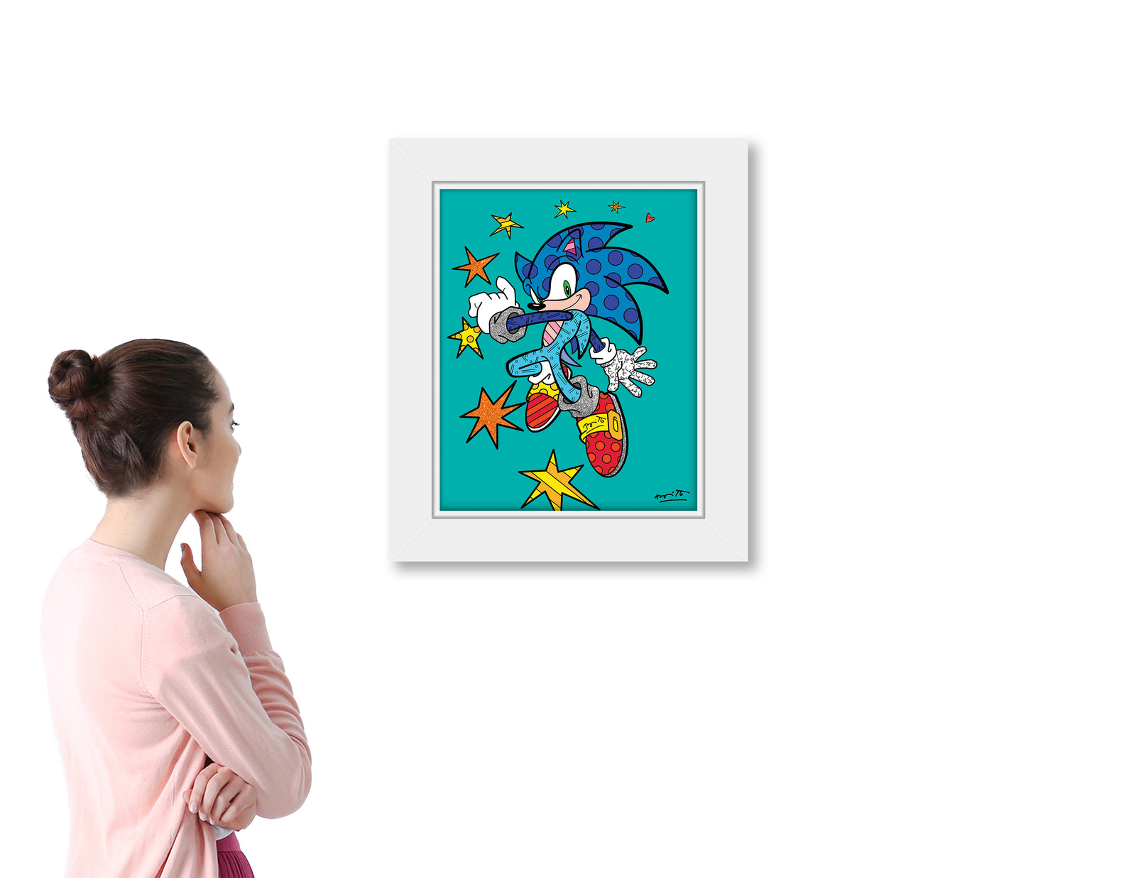 Sonic Spring Jump - Sega By Britto - Limited Edition Print