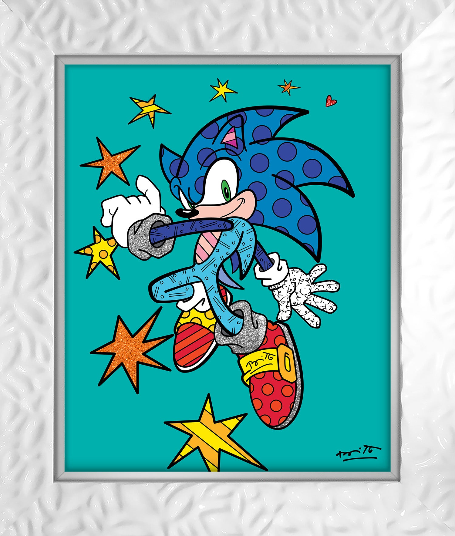 Sonic Spring Jump - Sega By Britto - Limited Edition Print