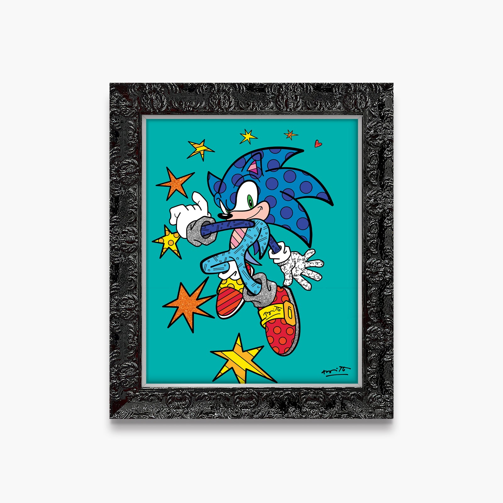Sonic Spring Jump - Sega By Britto - Limited Edition Print