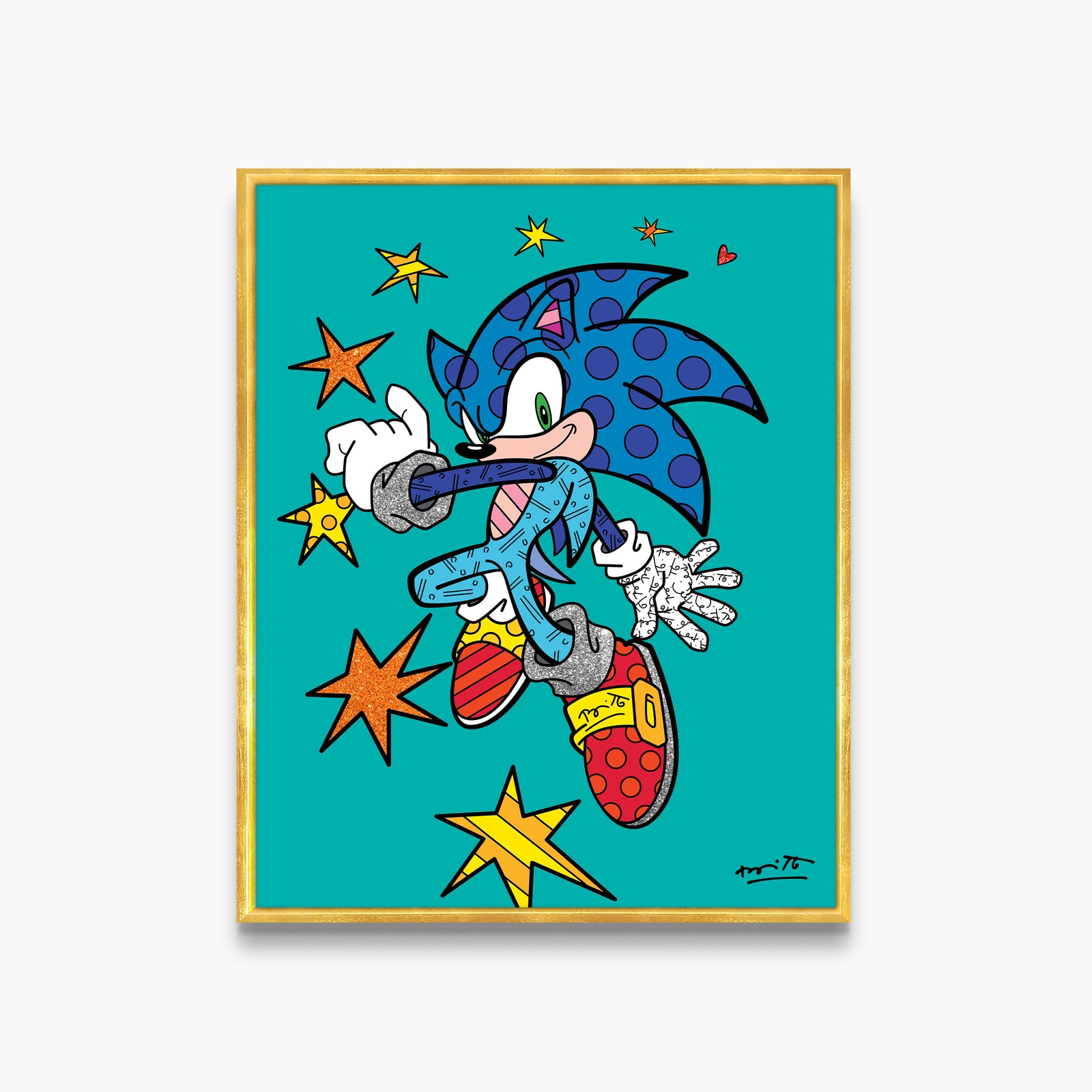 Sonic Spring Jump - Sega By Britto - Limited Edition Print