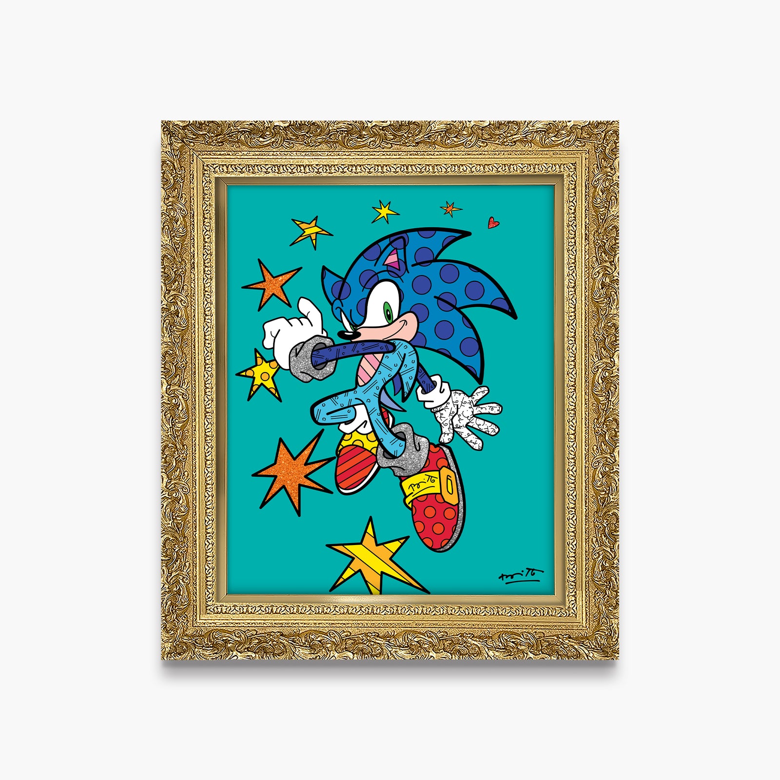 Sonic Spring Jump - Sega By Britto - Limited Edition Print