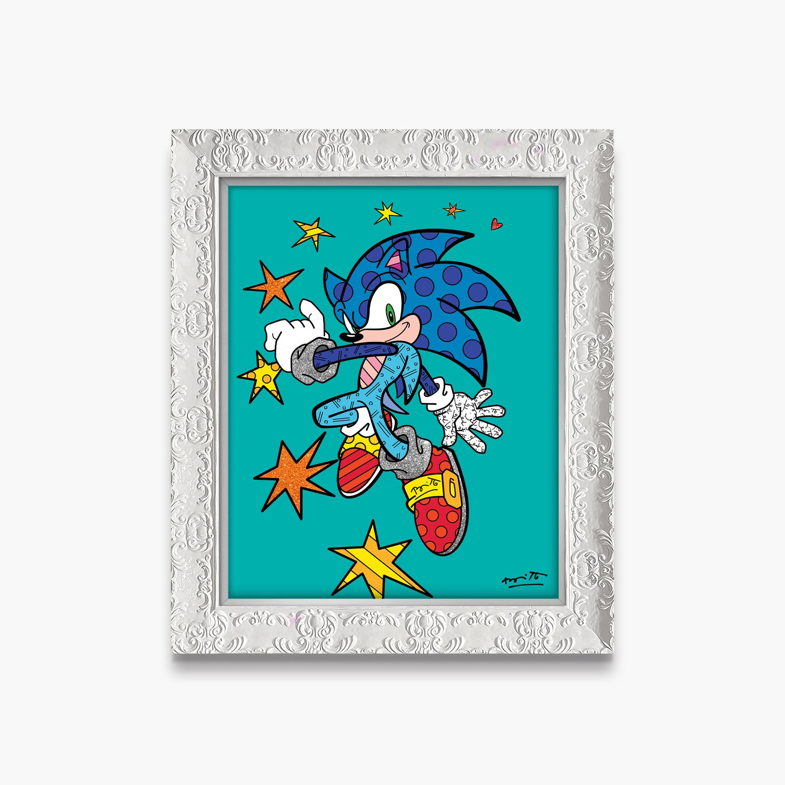 Sonic Spring Jump - Sega By Britto - Limited Edition Print