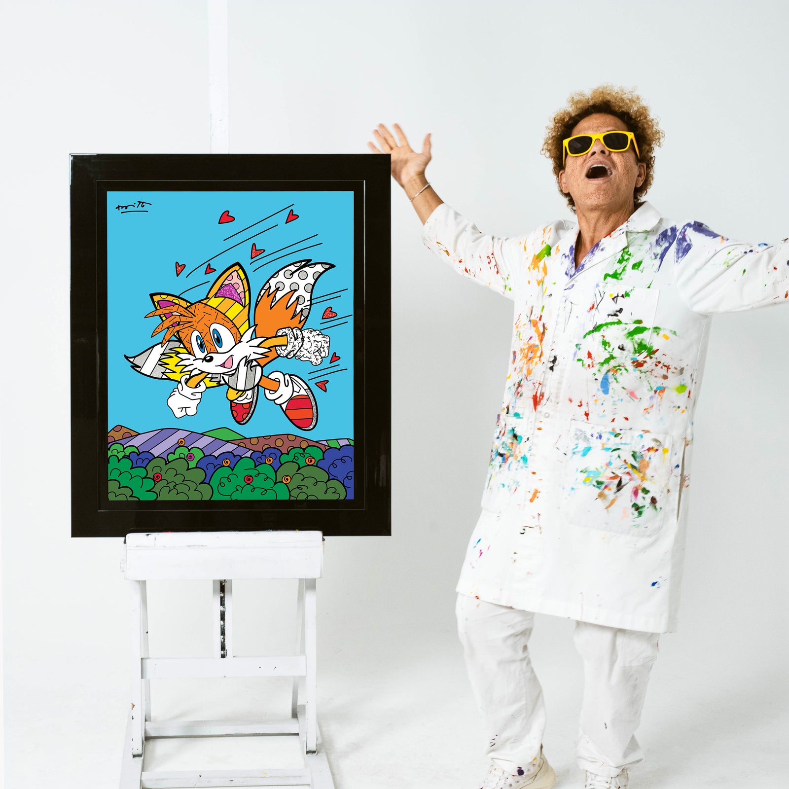 Tails Sky Patrol - Sega By Britto - Limited Edition Print