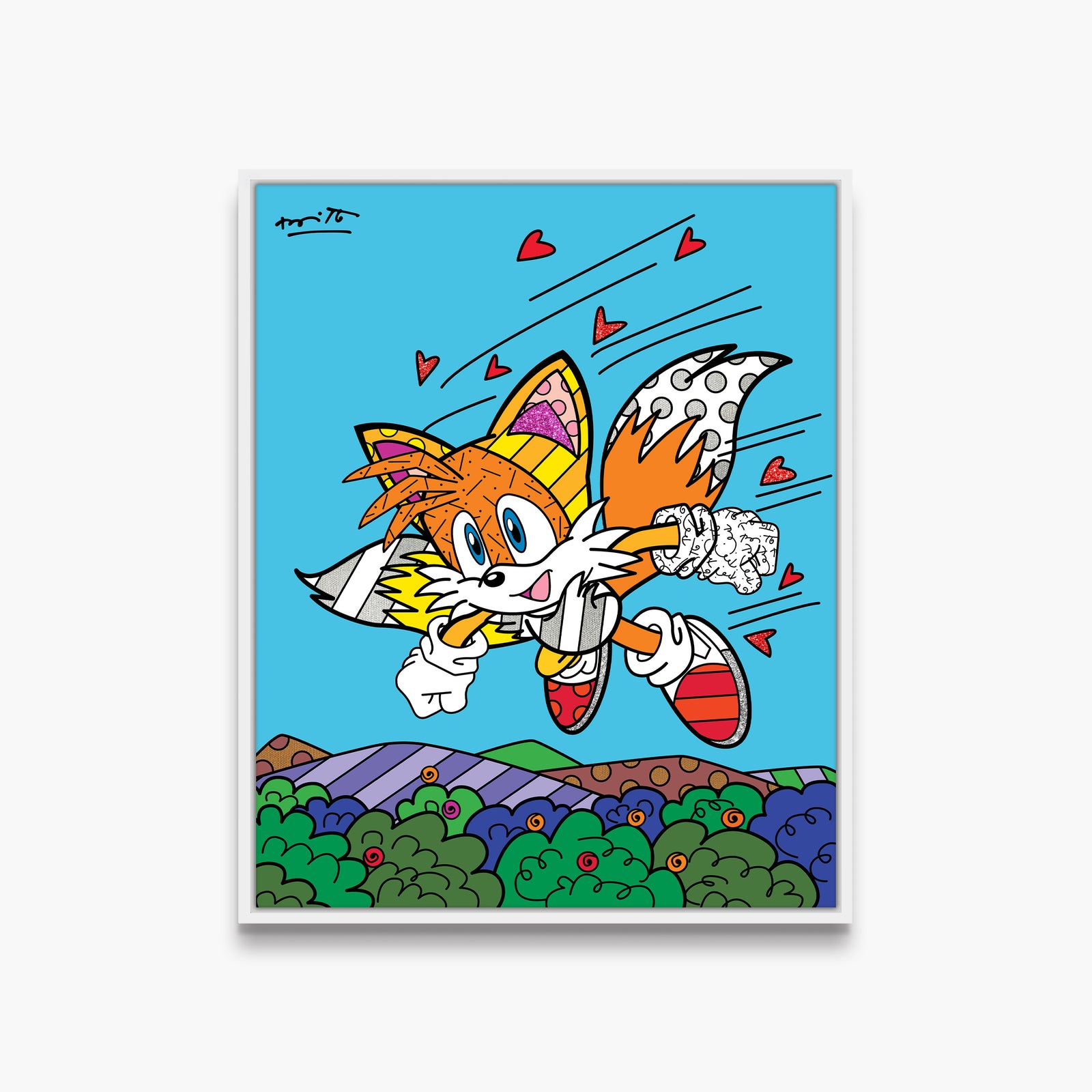 tails sky patrol sega by artistic colorful design collectible