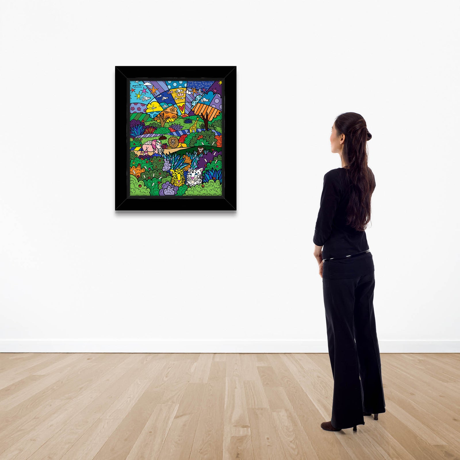 safari adventure limited edition print colorful decorative collectible gift idea