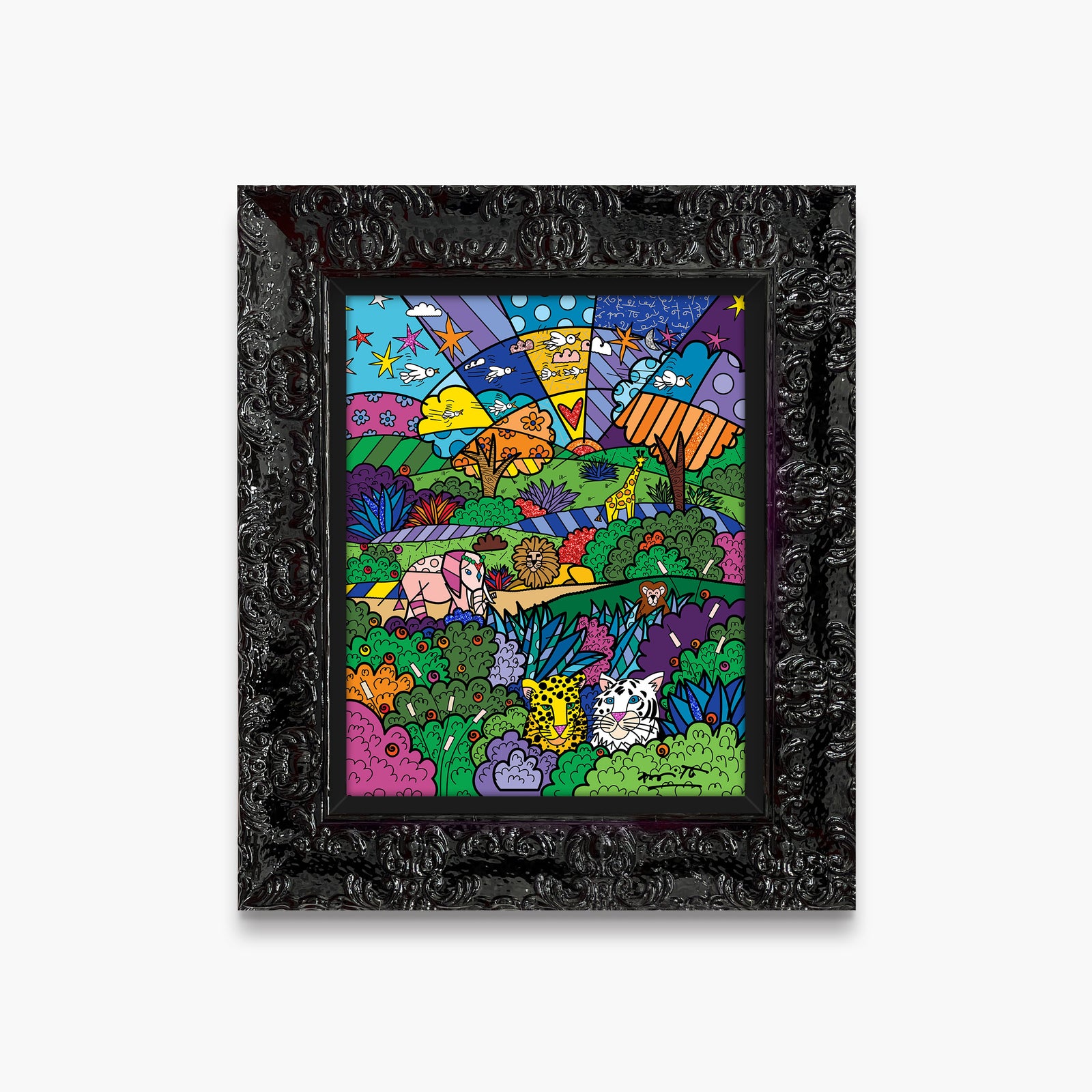 safari limited edition print colorful decorative collectible gift idea