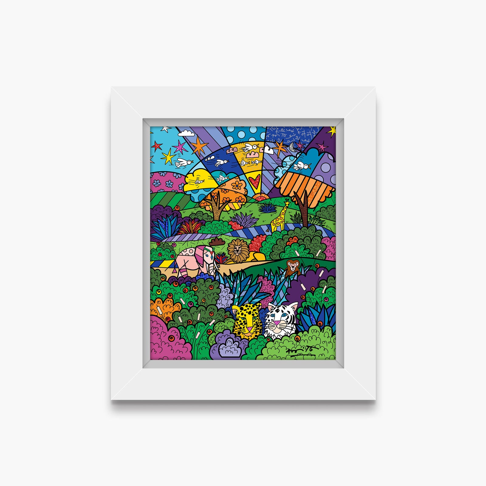 safari limited edition print colorful decorative collectible gift idea