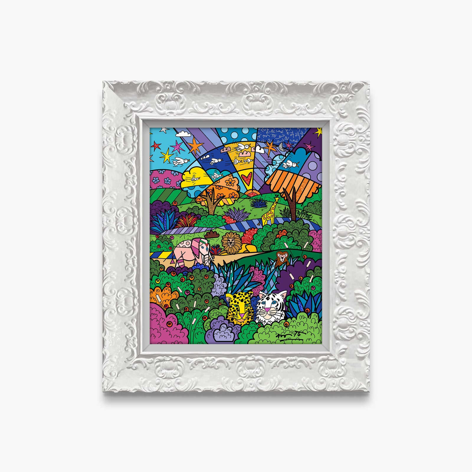 safari limited edition print artistic colorful design collectible