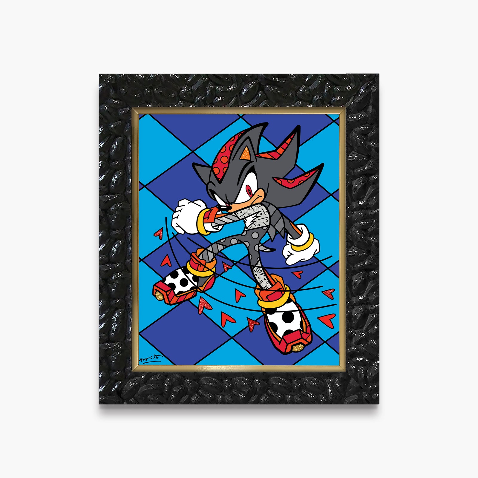 modern pop art shadow burst sega by britto vibrant home decor