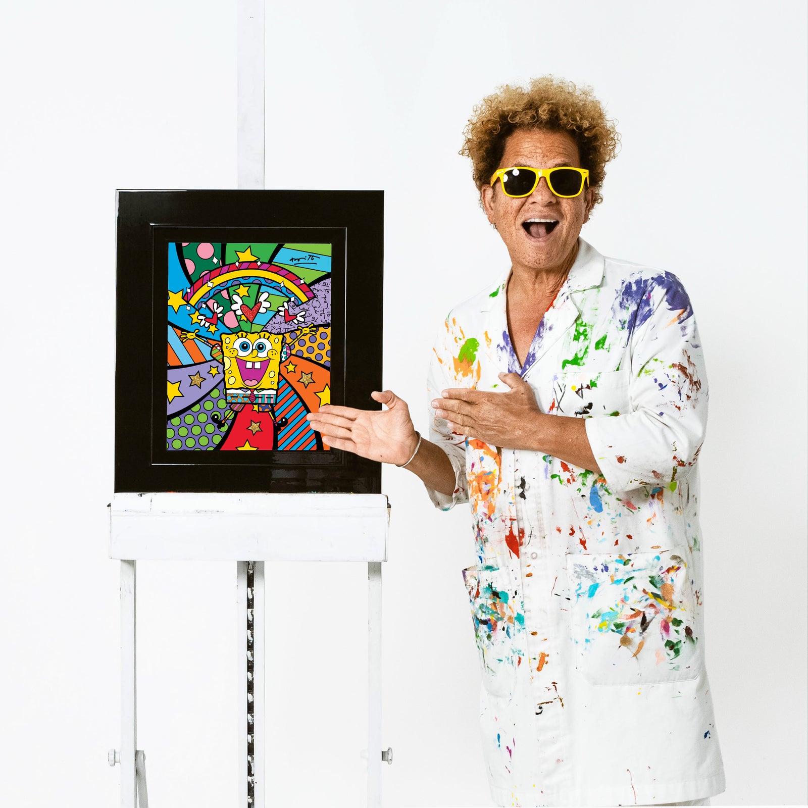 Best Day Ever - Spongebob By Britto - Limited Edition Print