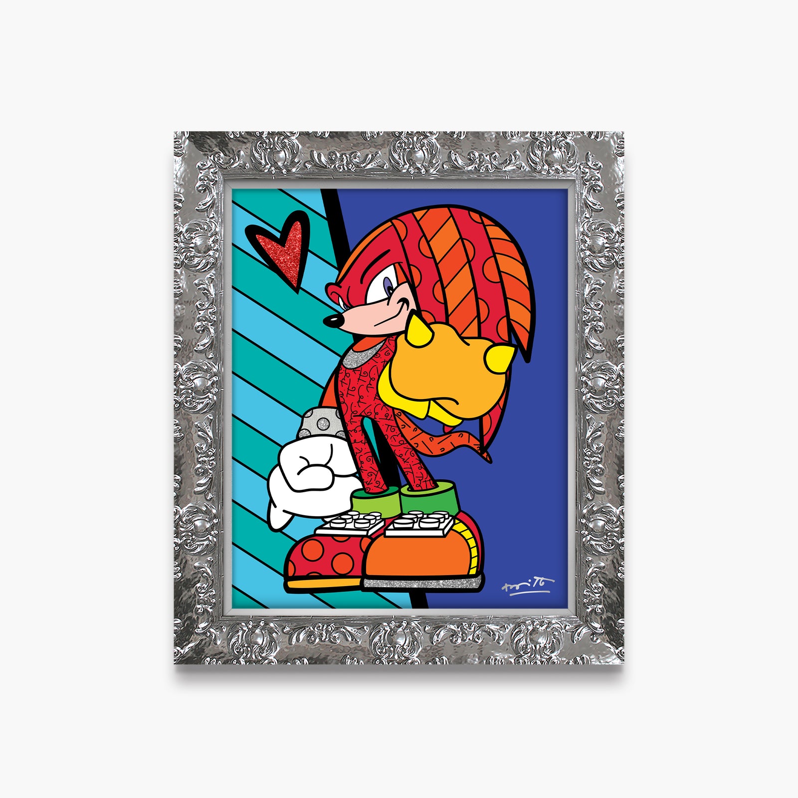 Knuckles Hammer Punch - Sega By Britto - Limited Edition Print