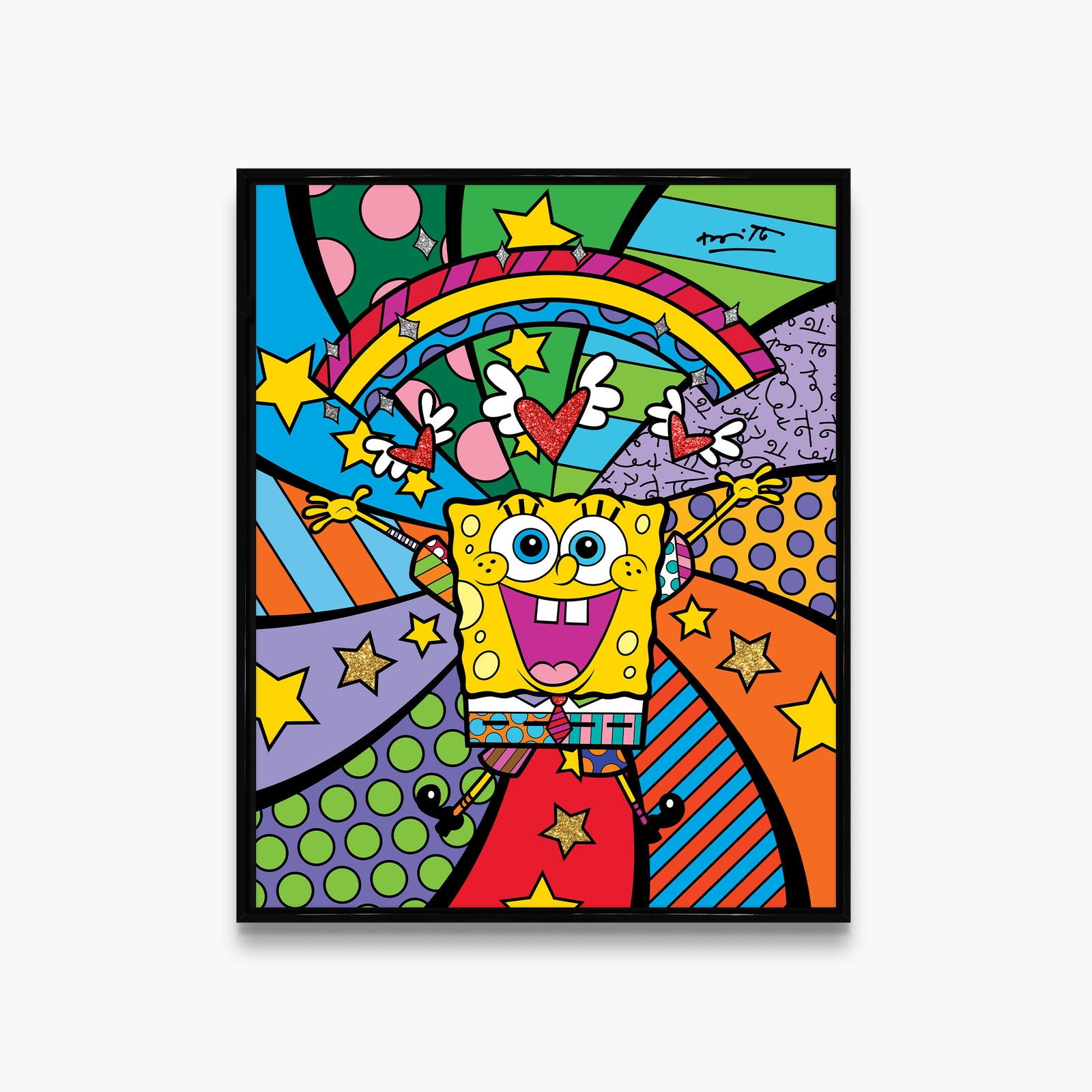 Happy Day - Spongebob By Britto - Limited Edition Print