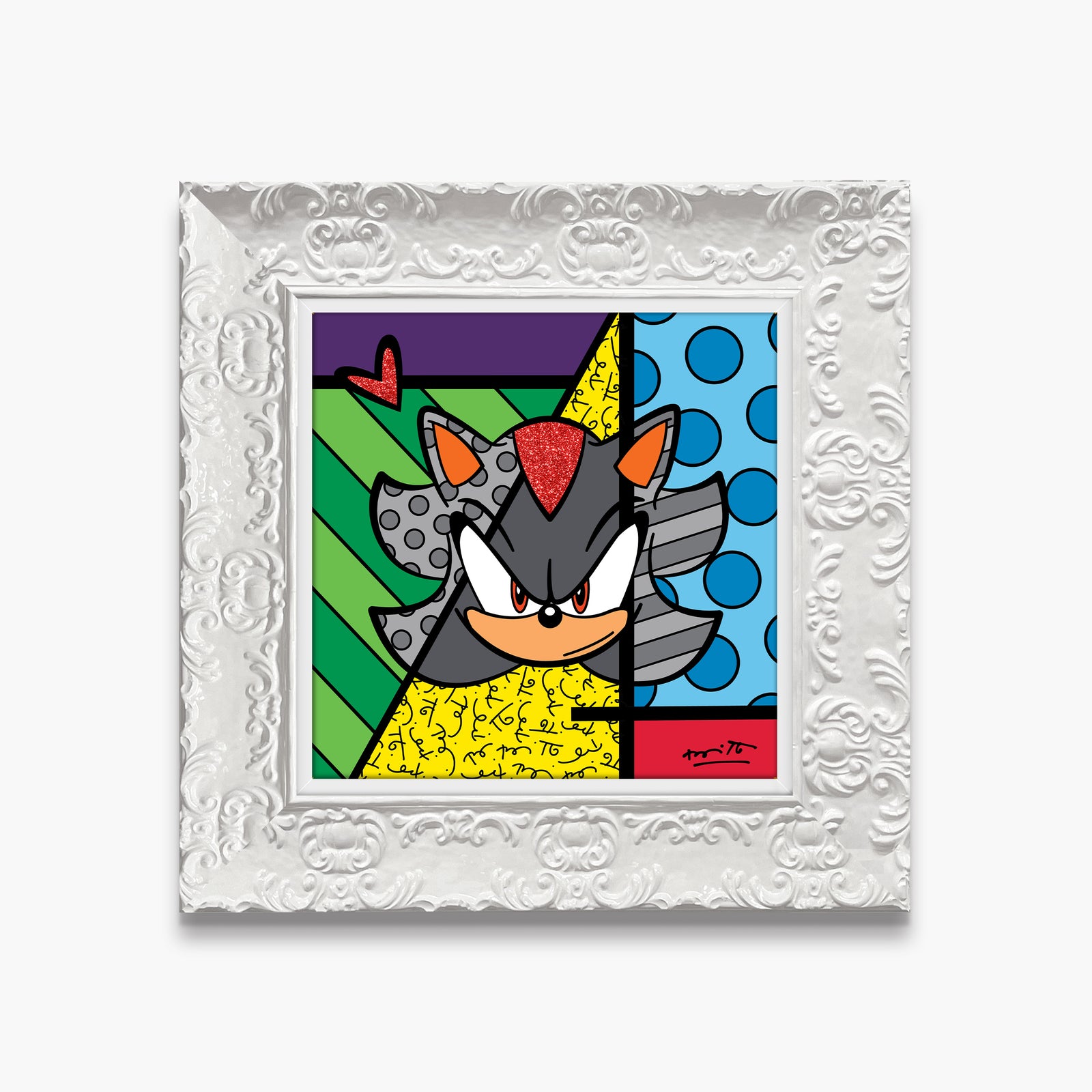 shadow sega by britto limited artistic colorful design collectible