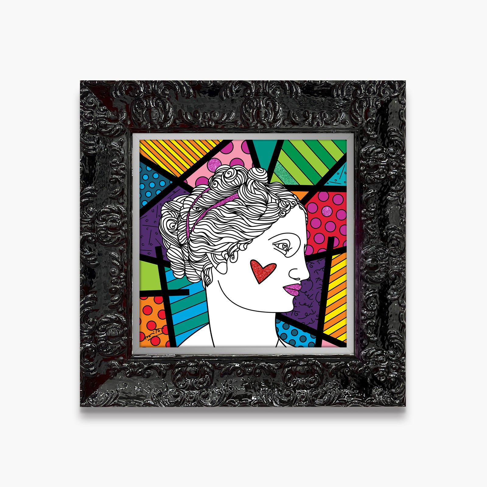 Romero Britto venus limited edition print contemporary pop art piece