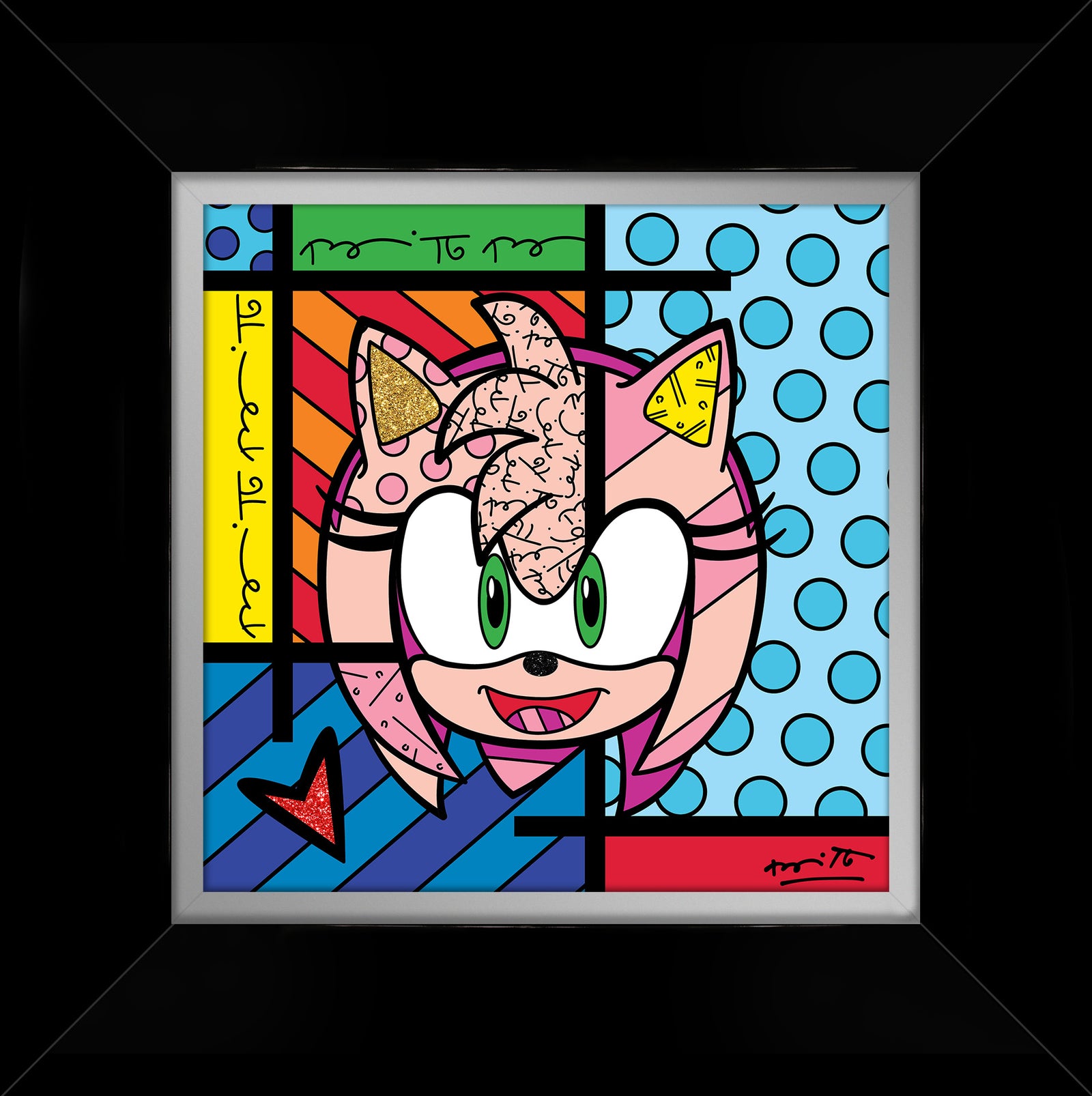 Amy Rose - Sega By Britto - Limited Edition Print