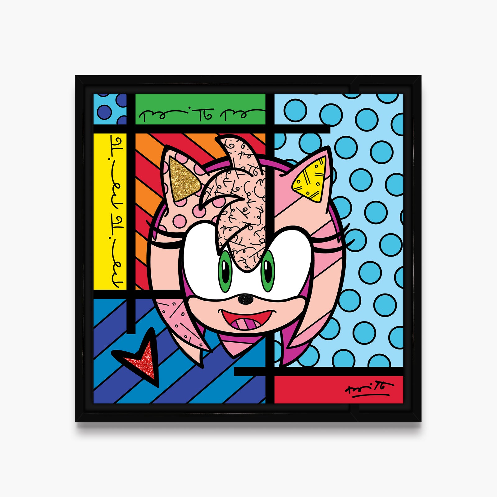 Amy Rose - Sega By Britto - Limited Edition Print